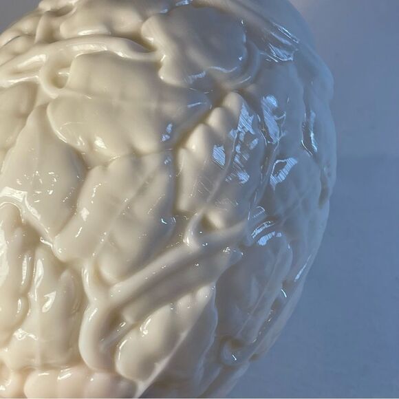 Vintage ALADDIN Alacite Glass Table Lamp Light Cream Floral ORNATE leaf motif - Picture 5 of 13